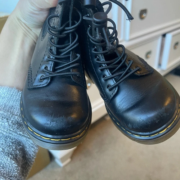 Toddler Black Dr. Martens size 8 unisex - Picture 7 of 9